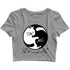 Coding Nerd Engineering CODE IS CLEAN MIND IS DIRTY Custom Printed Graphic Design Crop Top T-Shirt for Women